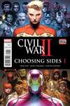 Civil War II: Choosing Sides comic books